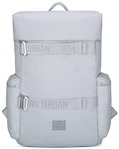 Johnny Urban Reiserucksack Herren & Damen Grau - Stan - Großer Weekender - Handgepäck Rucksack für Flugzeug - Nachhaltig - Wasserabweisend