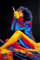 Import Poster Frau mit Joint, Plakat [61 x 91,5 cm]