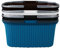 Rival R37600 Wäschekorb Rattan-Design, 32 Liter, 56 x 37 x 28 cm (Farbe zufällig, 3er Pack)