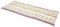 Homescapes Bankauflage 3-Sitzer Osaka bunt gestreift – Sitzkissen Bank Outdoor/Indoor, Oeko-TEX-Zertifiziert, Sitzauflage waschbar für Gartenbank & Sitzbank, 143 x 48 cm