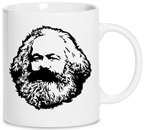Wann Marx gibt Sie Zitronen - Marx Keramik Weiß Tassen Kaffeebecher Cup Mug