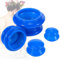 GUANGHUA Set di coppettazione in silicone di 4 dimensioni, per terapia di coppettazione professionale e uso domestico, aspirazione più forte, ideale per massaggi miofasciali, muscoli, nervi, dolori