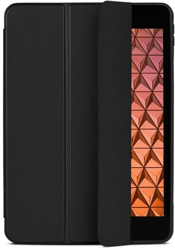 ONEFLOW Hülle für iPad 7 / iPad Air 3 (2019) Schutzhülle ultradünn mit Ständer, Cover mit Auto Schlaf/Wach Funktion, Flip Case mit Magnet Standfunktion, Folio PU Leder Case, Schwarz