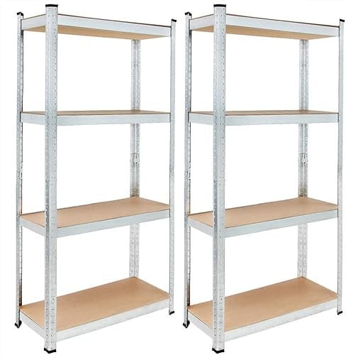 FT TENORE Scaffale alta portata 2 pz metallo 5 ripiani 170x75x30 350kg (1)