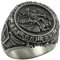 St. Michael Ring für Männer, Vintage Cross Shield Ring, Viking Angel Wings Ring, Saint Michael der Erzengel Ring, Religiöser Amulettring, Punk Christian Faith Schmuck (21.4)