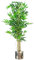 Leaf Design UK Plantes Tropicales artificielles et Arbres, Bambou Naturel argenté, 120 cm