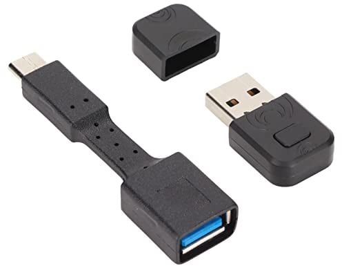 Zunate Bluetooth-Controller-Adapter für, USB-Wireless-Controller-Konverter für Switch, für PS5, für, Kompatibel mit Windows-PC, für Android-TV-Box mit OTG-Kabel