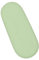 Moses Basket Spannbetttuch, oval, Frottee, Grün