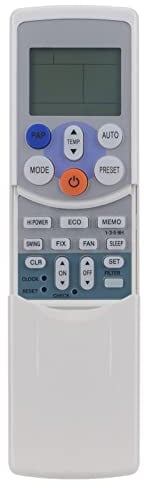 Air Conditioner Remote Control Compatible with Toshiba AC H01JE WH-H01JE WC-H01EE WC-H01EF WH-F08J WH-F09J RAS-10PKVP-E RAS-13PKVP-E RAS-B13EKVP-E RAS-B16EKVP-E RAS-B16SKVP-E RAS-24NKHD-E5 RAS-24NAH-E
