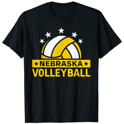 Volleyball aus Nebraska T-Shirt