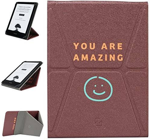 ZhaoCo Universal Hülle für 7'' Kindle Colorsoft Signature Edition 2024 / Kindle Paperwhite 2024, 6.8 Kindle Paperwhite 2021 (Lächeln)