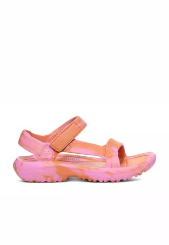 Teva Unisex-Adult Kids Hurricane Drift Sandal, Peach Bloom Swirl, 41 EU