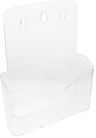 MAGICLULU Tischständer Postkarten-Postkarten-Display Tischregal Ausstellungsständer Einlagiger Kartenbroschürenständer Kartenhalter Acryl-Tischständer Für Verkäufer Tischkarten Kleiner