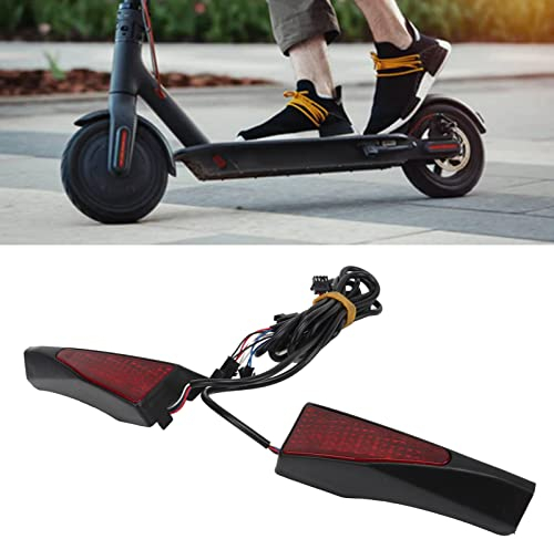 Topyond 1 Paar 10 Zoll Scooter Blinker Blinker Fahrrad E Scooter Blinker,Fahrrad Rücklicht Fahrradblinker,Fahrradbeleuchtung LED Elektrisches Warnrücklicht für M4 Elektroroller(Rot)