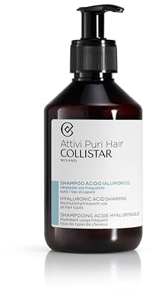 Collistar Shampoo Mit Hyaluronsäure, Feuchtigkeitsspendend und Für Häufiges Waschen, Alle Haartypen, 250 ml