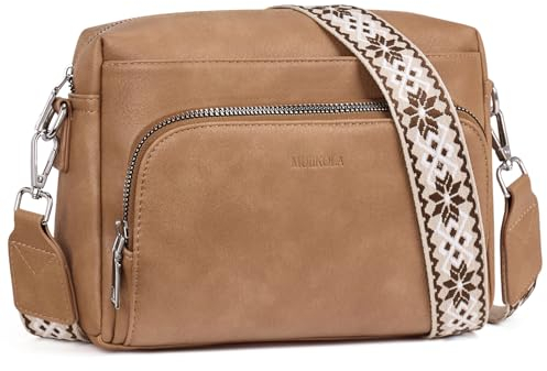MUIIKOLA Umhängetasche Damen,Crossbody Bag Klein,Damen-umhängetaschen PU Leder mit Verstelbaar Schultergurt
