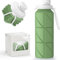 Popdigito Faltbare Wasserflaschen, faltbare Reisewasserflasche aus Silikon, auslaufsicher, flexibel, BPA-frei, tragbar,Wasserflasche, leicht, für Camping, Wandern, Sport, Wasserflaschen für unterwegs