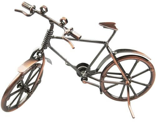 Xrten Eisernes Fahrrad-Modell, Vintage-Metall-Fahrradgeschenke, Retro-Bügeleisen, Kunsthandwerk, Heimbüro, Metallkunst-Dekoration, Ornament