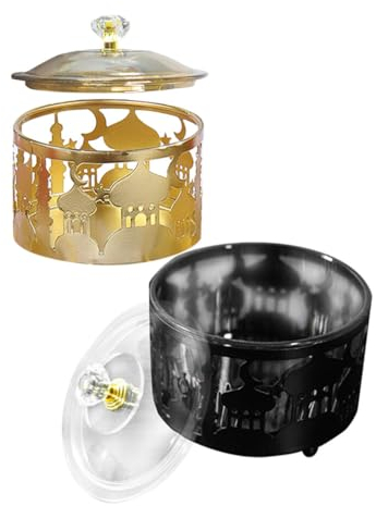 Ciieeo Lot De 2 Boîtes À Bonbons Arabes Id-adjha pour Dragées De Mariage Décoratives pour Fête Rangement De Collations