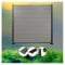 Woodstore24 WoodoZaun - WPC Sichtschutzzaun - Grau - 185 cm x 180 cm - Gartenzaun Komplettset - inkl. Pfosten Anthrazit - 5x Zaun & 6x Pfosten