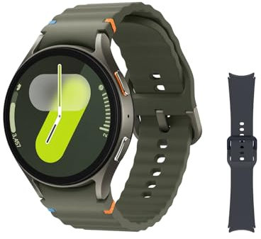 Samsung Galaxy Watch7 4G LTE + Correa - Smartwatch 44mm, Control de Salud, Seguimiento Deportivo, Verde (Versión Española)