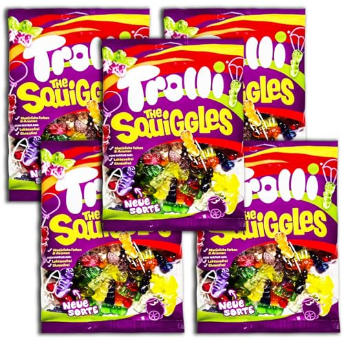 5 er Pack Trolli The Squiggles 5 x 150g