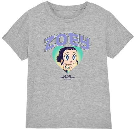 Kpop Demon Hunters Unisex Kids Kpop Demon Hunters - Huntrix Zoey Collegic Kids T Shirt T-Shirt