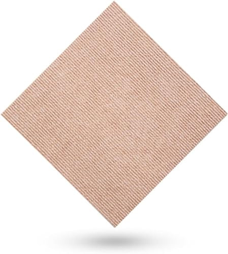 ROHCGHC Selbstklebende Teppichfliesen, Teppichfliesen, Selbstklebender Spleißteppich, DIY, waschbar, quadratischer Bodenbelag, Fliesen, Teppich for Zuhause, Büro, Gewerbe(Mi Camel,15pcs)