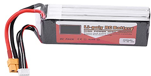 Yinhing ZOP Power 4S 14,8 V 5500 MAh 60 C Hochleistungs-LiPo-Akku mit XT60-Stecker für RC-Autos, Drohnen und Andere Anwendungen mit Hoher Nachfrage. Stromquelle für Enthusiasten (14,8 V 4000 mAh 60