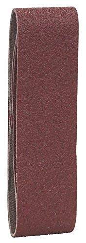 Bosch Accessories 2608606211 Ruban abrasif pour ponceuse à ruban 40 x 305 mm Grain 60/80/120 Set de 3 pièces