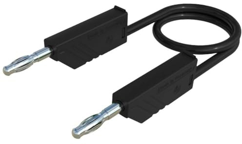 SKS - HIRSCHMANN Messleitung CO MLN 150/2,5 [Banane männlich 4 mm - Banane männlich 4 mm] 1,50 m schwarz 1 Stück