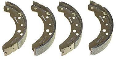 Brembo S24537 Bremsbacken, Anzahl 4 | Kompatibel mit: FORD TRANSIT Bus, TRANSIT Kasten, TRANSIT Pritsche/Fahrgestell, MORGAN FOUR FOUR, PLUS EIGHT, PLUS FOUR