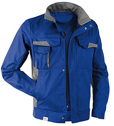 KÜBLER Workwear | KÜBLER VITA cotton+ Arbeitsjacke | kbl.blau/mittelgrau | Größe 3XL