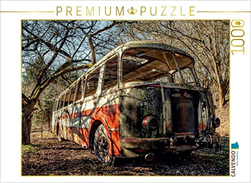 CALVENDO Puzzle Rostlaube - Alter Bus 1000 Teile Puzzle quer | 1000 Teile Lege-Größe 64 x 48 cm Foto-Puzzle für glückliche Stunden