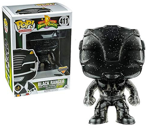Funko POP Power Rangers Black Ranger Figurine, Exclusive Morphing