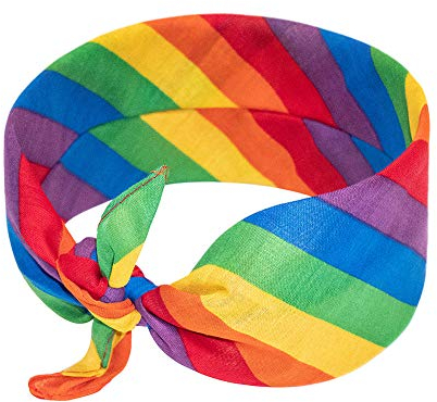 Henbrandt Regenbogen Pride Bandana (Mehrfarbig)