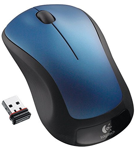 Logitech M310 Souris (RF sans fil, Bleu, AA, Optique, Windows XP/Vista/7 Mac OS X 10.4, USB) (certifié reconditionné)