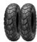 Deestone Set 2 Reifen 100/90-10 für Piaggio Ape 50, Motorrad, Scooter TASSELLATI verstärkt 8PR GOMME 61L Reifen TUBELESS