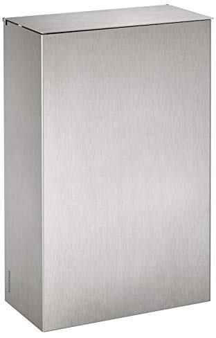 Poubelle murale Axos sans étrier - 20l - inox brossé