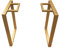 Furniture legs Gold Moderne tischgestell X2,70cm Höhe Metall Tischbeine,Schreibtischgestell,tischkufen hoch für esstisch Bank Möbel DIY,Eisen Vierkantrohr