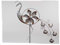Deko Stecker Windrad Pfau 40x115cm Metall Blumenstecker Gartenstecker Garten