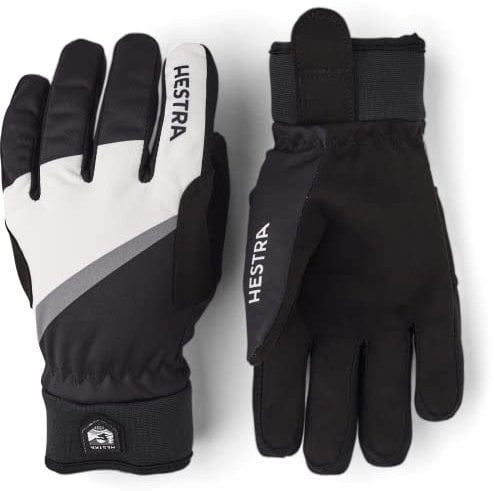 HESTRA Jungen Kid's Tracker Junior 5 Finger Handschuhe Schwarz 7