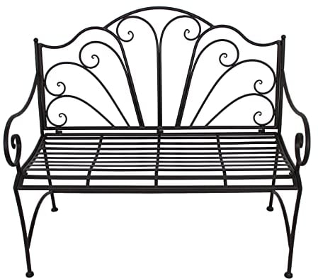 HTI living Gartenbank Celia Sitzbank Metall nostalgisch