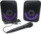 Lexibook, iParty, Set van 2 Bluetooth® Stereoluidsprekers, Inclusief microfoon, Helder, 3 uur batterijduur, Bluetooth 5.0, BTS500Z