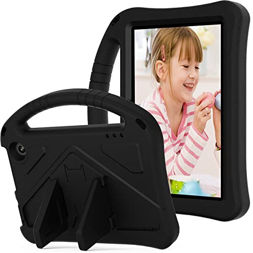 for Kindle Fire HD 7 2022 Tablet Case for Kids - Durable Lightweight EVA Shockproof Protective Handle Stand Cover for Kindle Fire HD 7 2022
