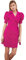 Trendyol Donna Regular Fit Mini Blazer vestibilità Regolare Abito Intrecciato, Fucsia, 74