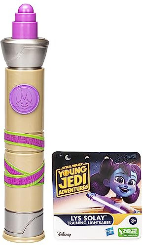 Star Wars Young Jedi Adventures – Sabre laser d'entraînement Lys Solay