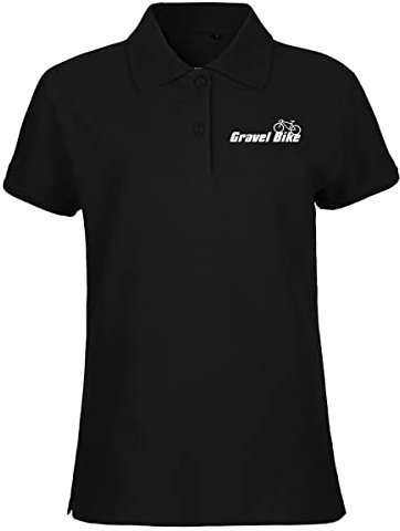 Huuraa Damen Polo Shirt Gravel Bike Fahrrad Geschenk
