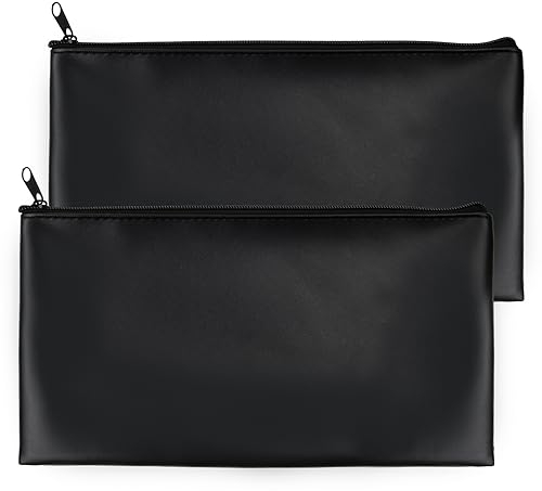 3 Stück Geldtaschen Banktasche PU Geldmappe für Schule, Haushalt, Business