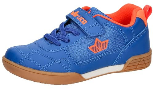 Lico Unisex Kinder Bernie V Hallenturnschuhe, Blau Orange, 32 EU